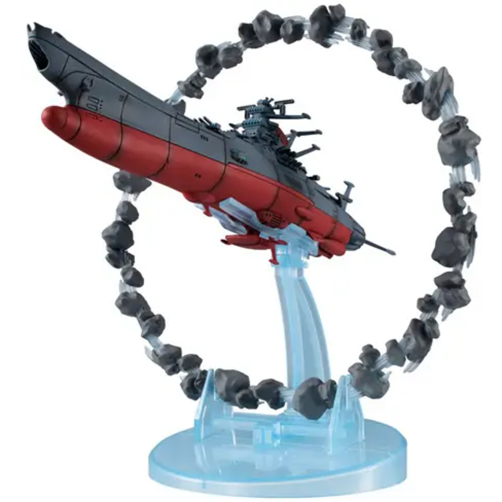 MEGAHOUSE COSMO FLEET SPACE BATTLESHIP YAMATO 2022 WARRIORS OF LOVE RE WITH ASTEROID RING