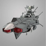 MEGAHOUSE COSMO FLEET SP STAR BLAZERS 2202 UNCF ANDROMEDA CLASS 1ST BATTLESHIP
