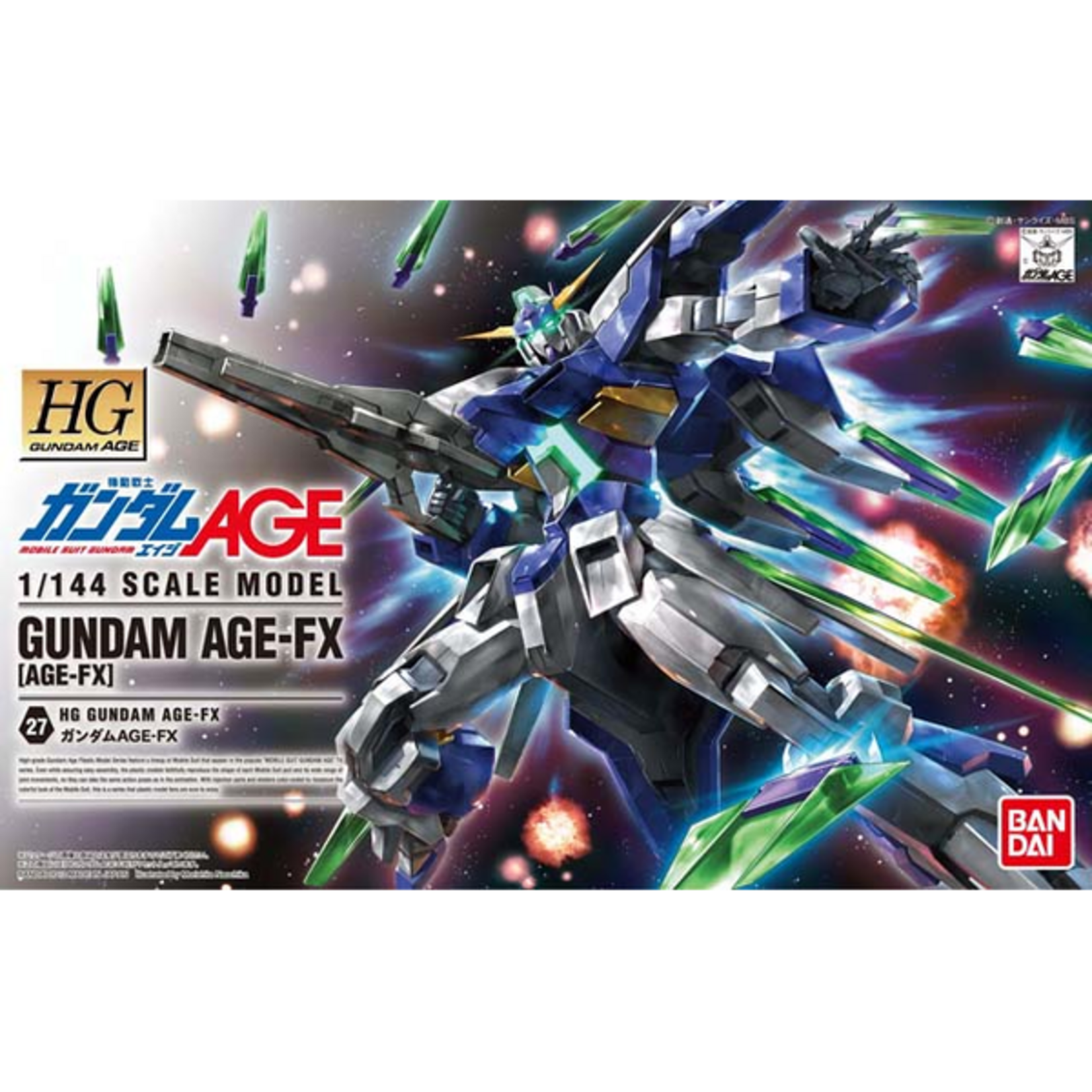 BANDAI HG AGE 1/144 #27 GUNDAM AGE-FX