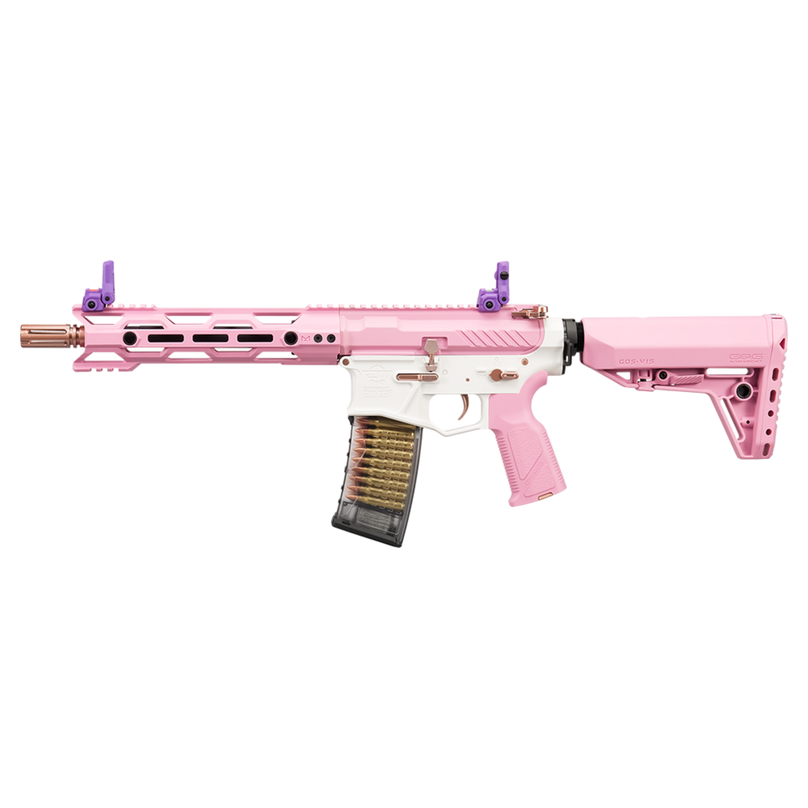 G&G AEG G&G COMBAT MACHINE CM16 STEALTH 556 PINK (G&G 84574)