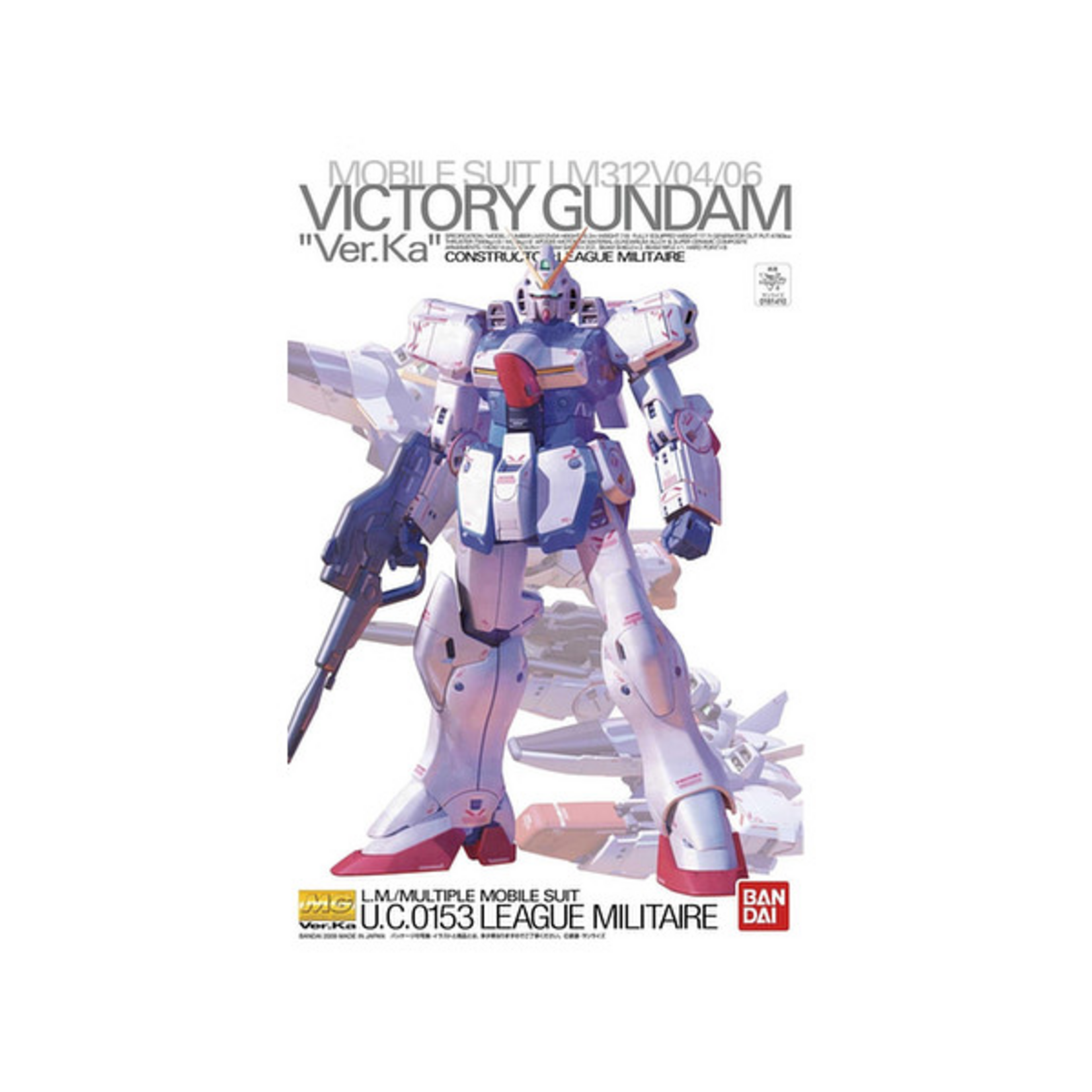 BANDAI MG UC 1/100 VICTORY GUNDAM LM312V04/06 VER.KA