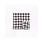 Petit Lem Muslin Swaddle - Off-White & Charcoal Gingham Print