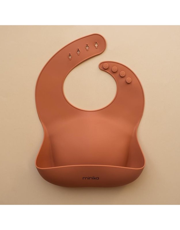 Minika Silicone bib - Ginger