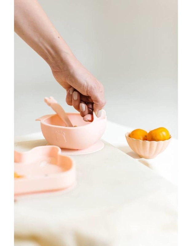 Loulou Lolipop Silicone Snack Bowl - Blush Pink