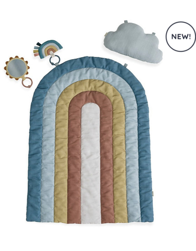 Itzy Ritzy Bitzy bespoke™ Ritzy Tummy Time Rainbow Play Mat