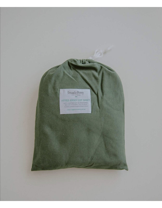 Snuggle Hunny Fitted Cod Sheet - Olive