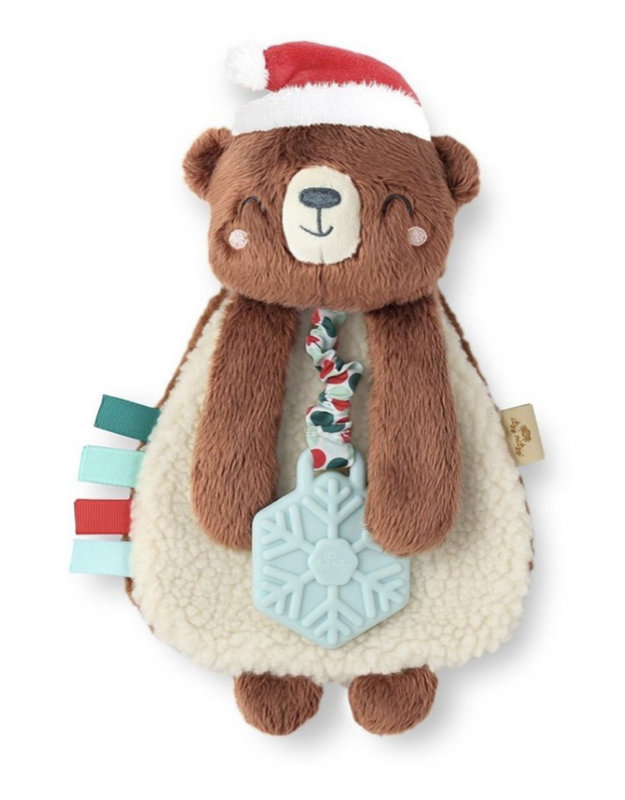 Itzy Ritzy Holiday Itzy Lovey™ Plush And Teether Toy - Bear