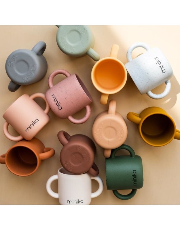 Minika Learning cup with handles - Leaf