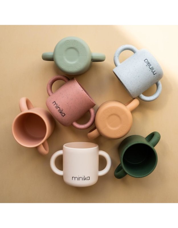 Minika Learning cup with handles - Leaf