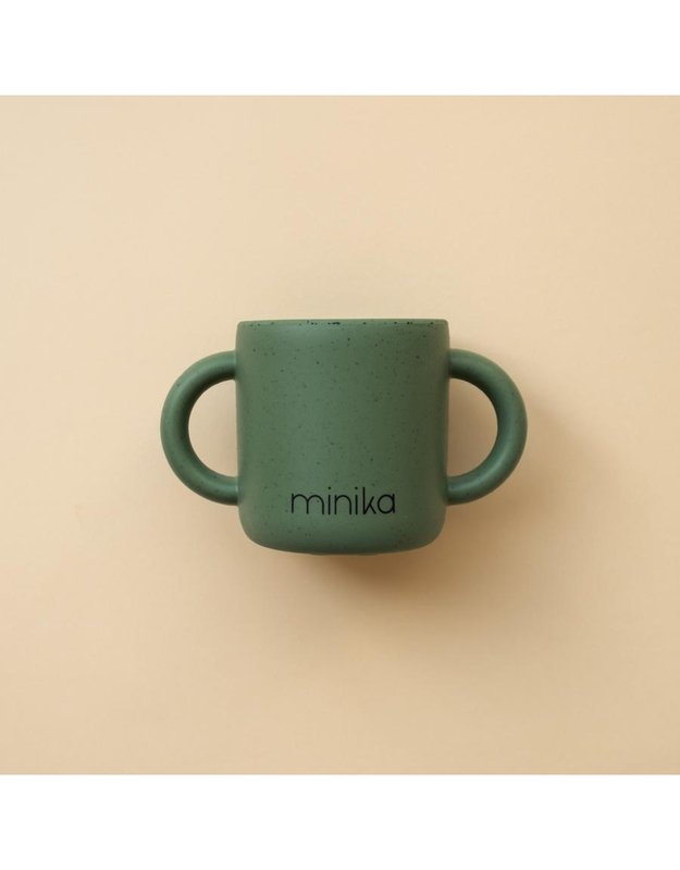 Minika Learning cup with handles - Leaf