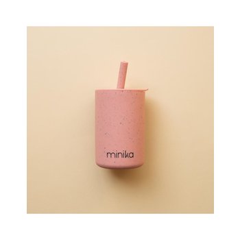 Minika Verre avec paille et couvercle - Sorbet