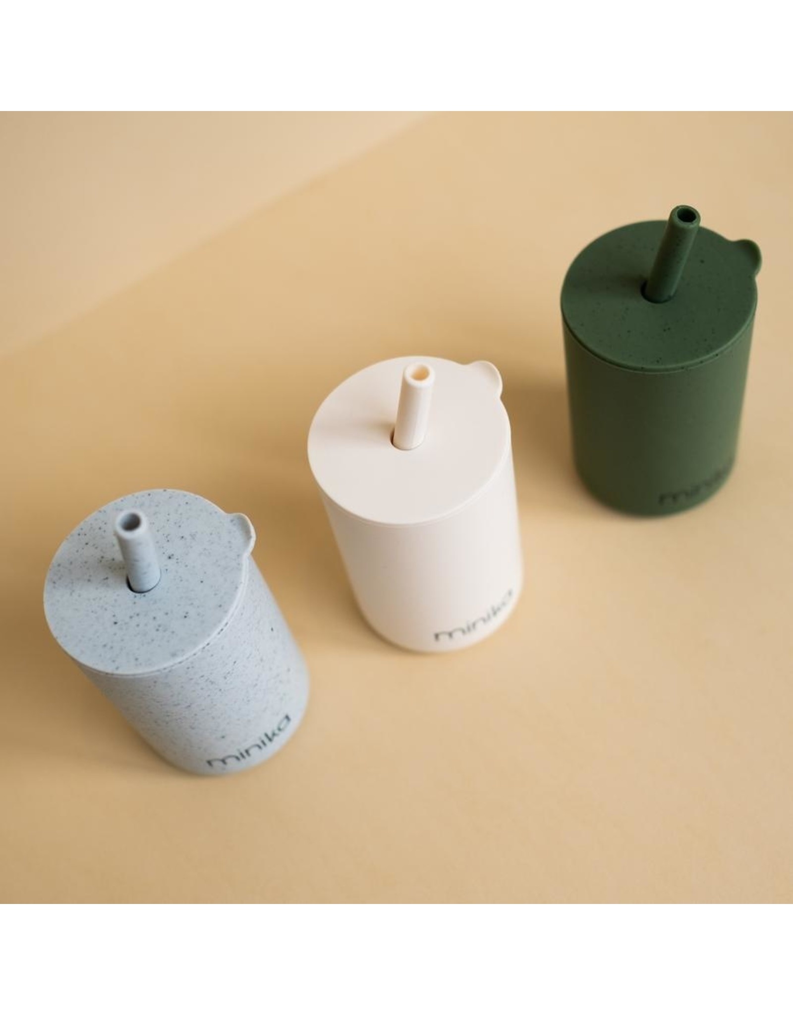 Minika Cup with straw and lid - Leaf