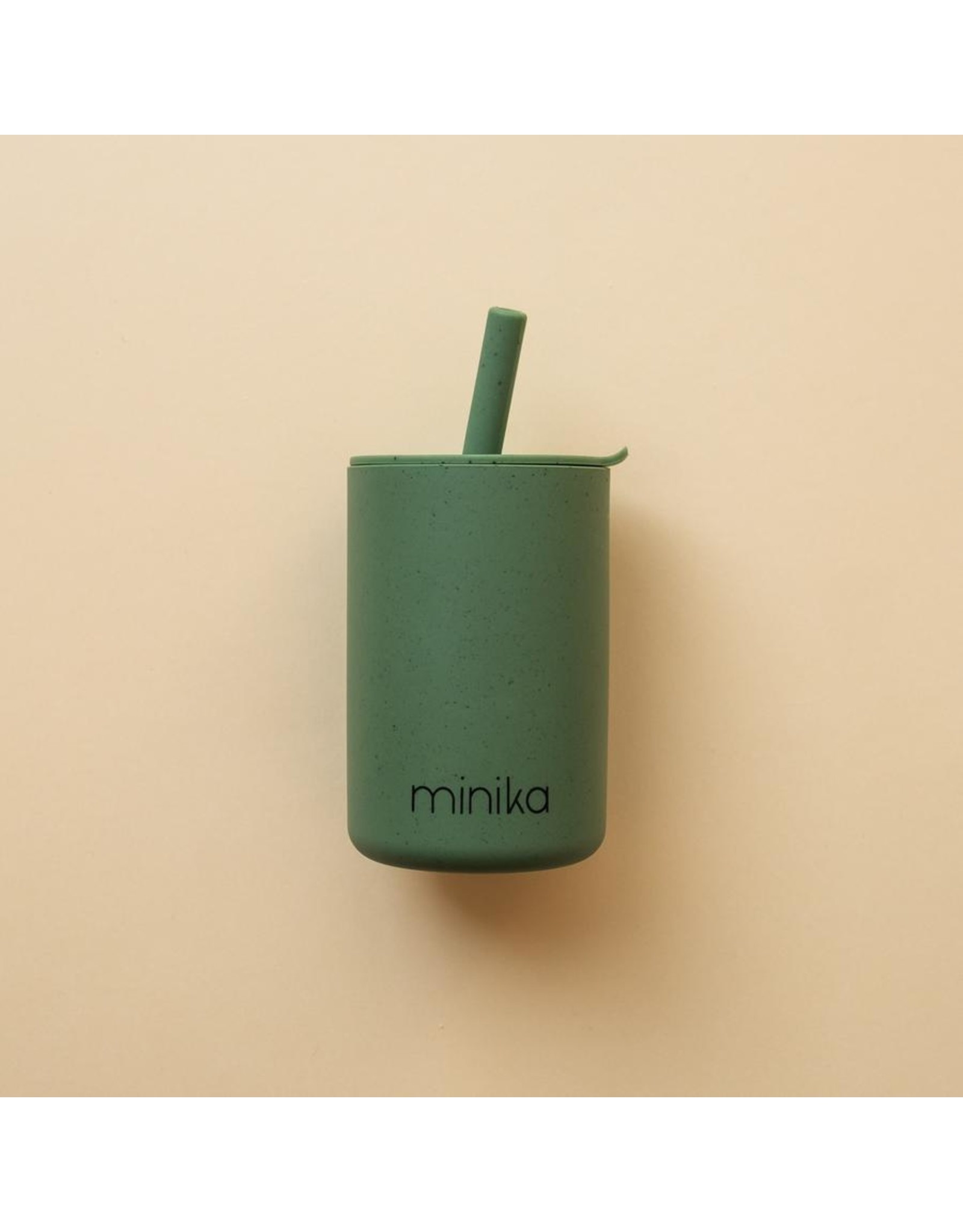 Minika Cup with straw and lid - Leaf