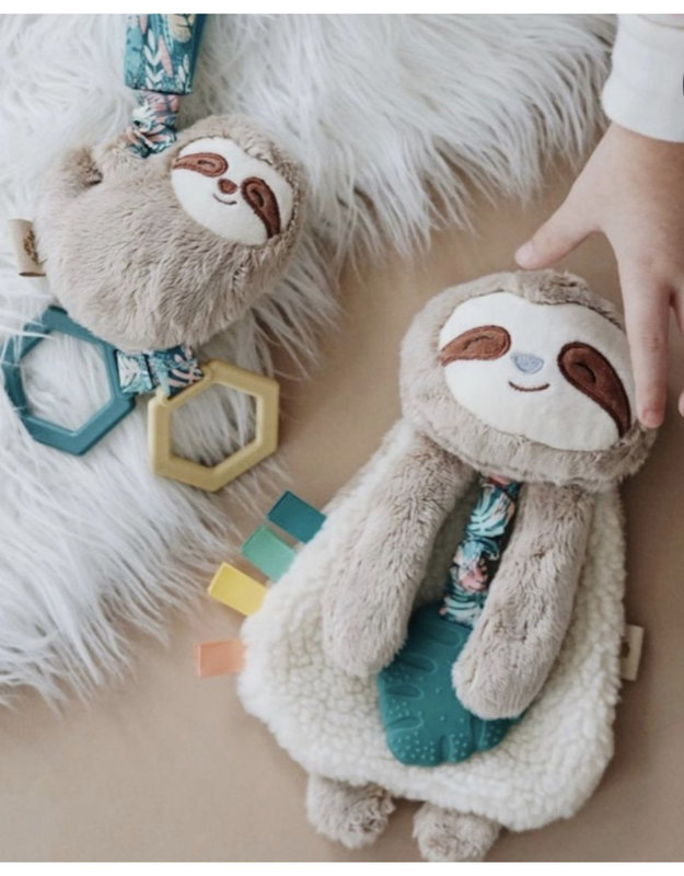 Itzy Ritzy Itzy Lovey™ plush and teether toy - Sloth