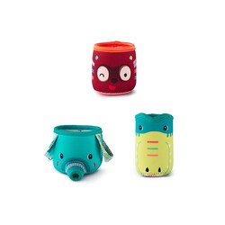 Lilliputiens 3 goblets de bain - Jungle