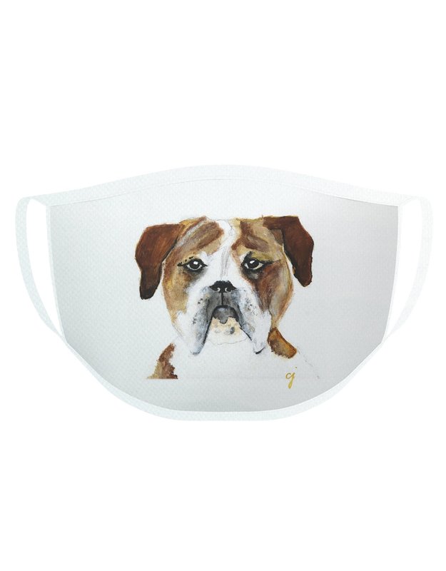 Claire Jordan Design Kids Face Mask - Bulldog