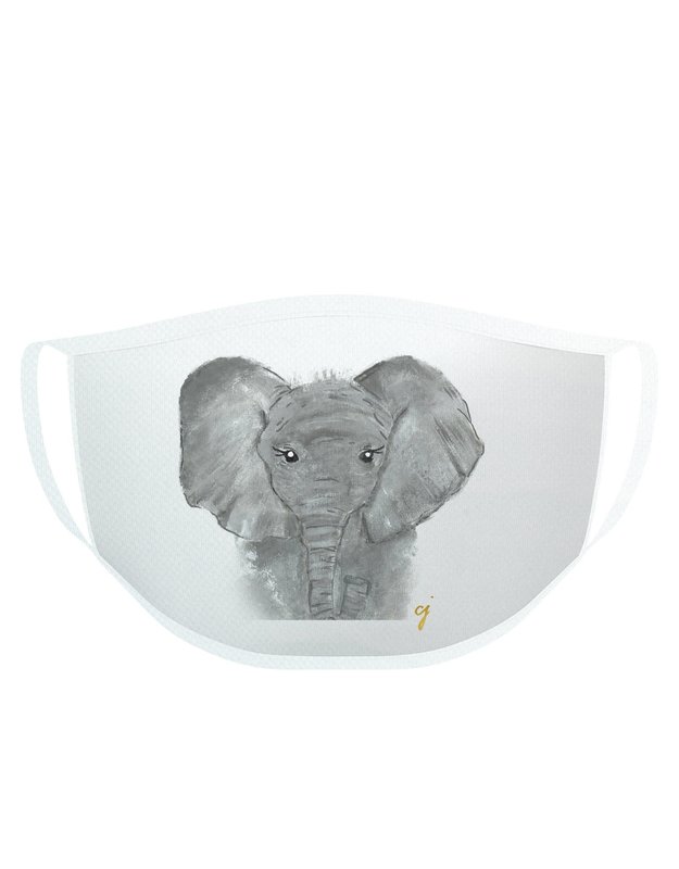 Claire Jordan Design Kids Face Mask - Elephant