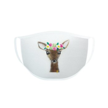 Claire Jordan Design Kids Face Mask - Floral Deer