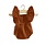 Paola Reina Retro Romper for Dolls - Cognac/minikane