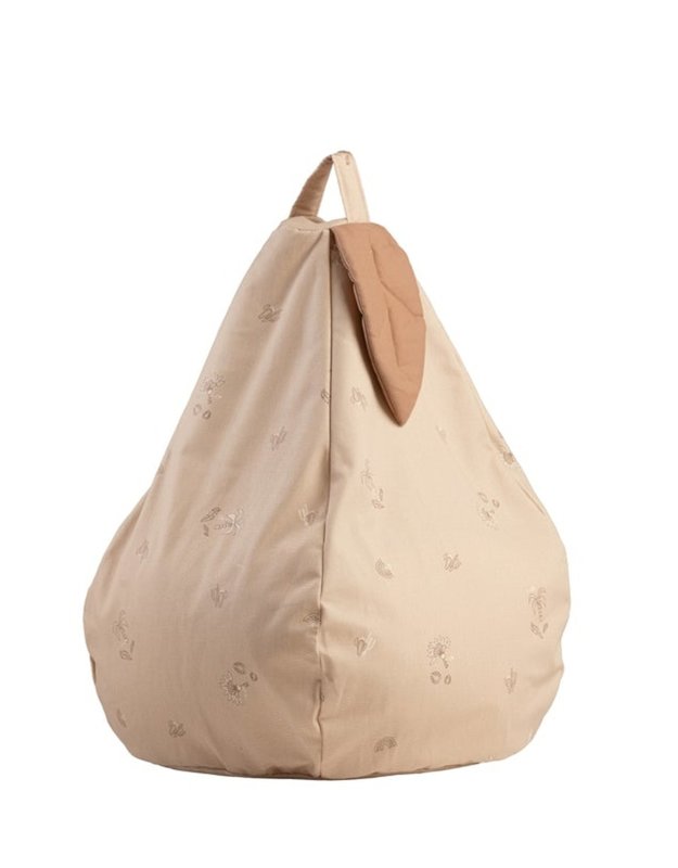 Beanbag Pear - Beige