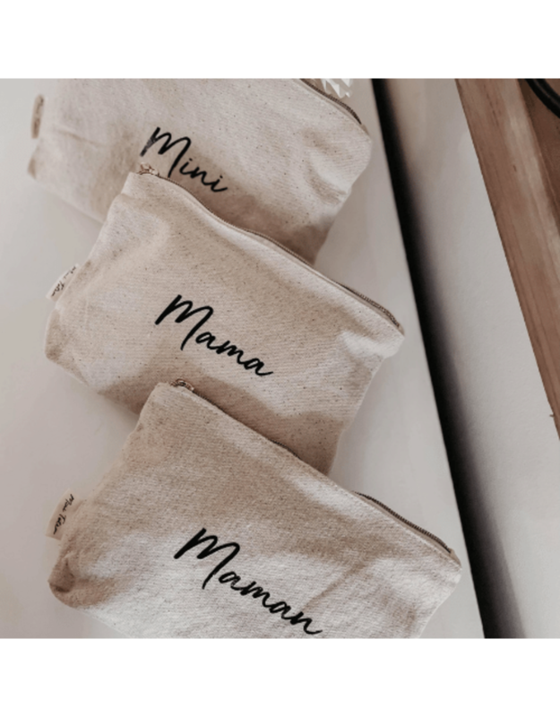 Mini Totem Pochette en coton recyclé - Mama