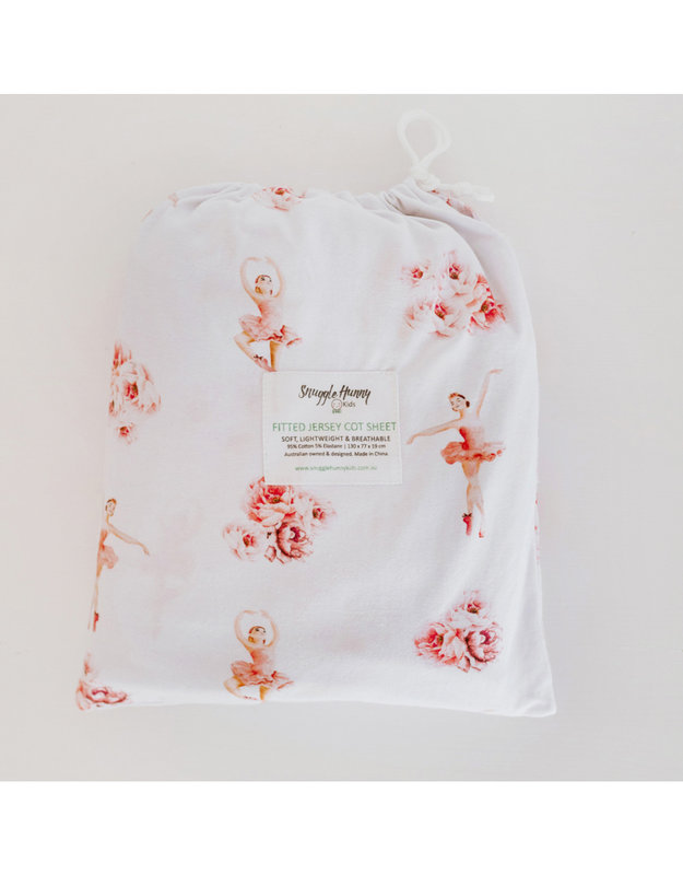 Snuggle Hunny Fitted sheet - Ballerina