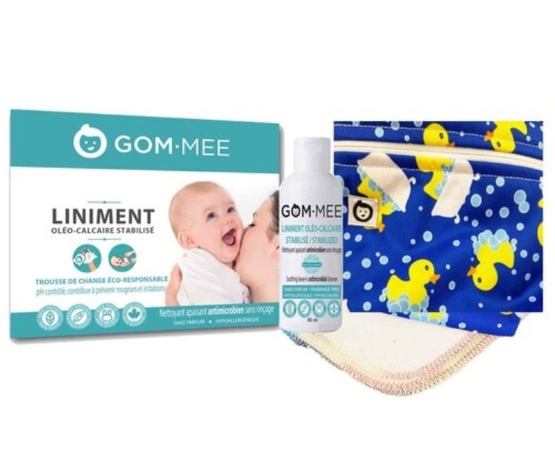 Gom-Mee Eco-Responsible Diaper Change Kit Stabilized Oleo-Limestone Liniment