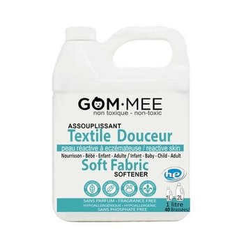 Gom-Mee Assouplisseur À Tissus Sans Parfum Peaux Réactives 1000ml