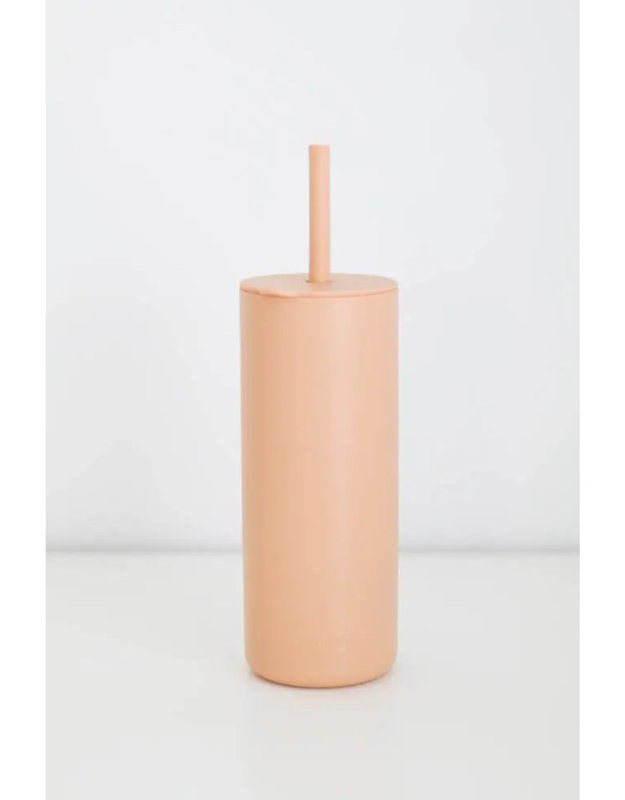 The Saturday Baby Adult Straw Cup - Peach