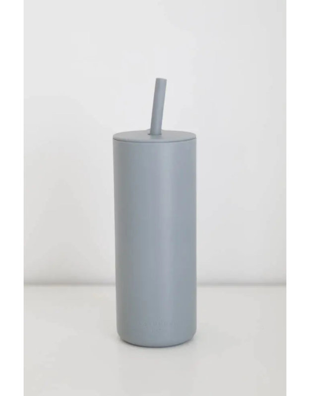 The Saturday Baby Adult Straw Cup - Gray