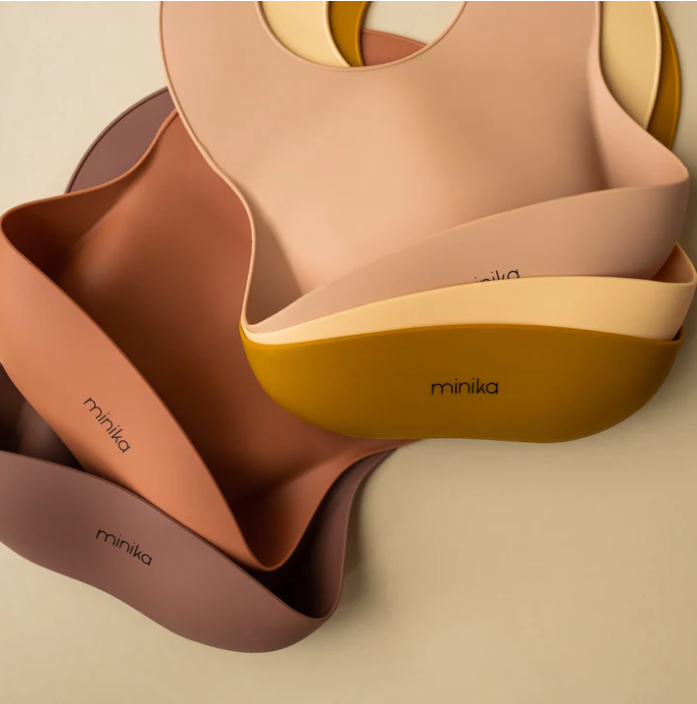 Minika Silicone Bib -Sorbet