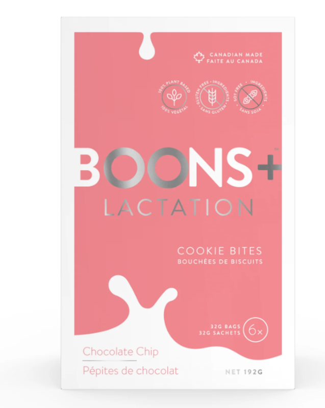 Booby Boons Bouchées De Biscuits Lactation, Pépites De Chocolat (X6)