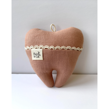 my tooth pouch - antique pink