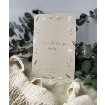 carte d'éruption - mes dents de lait