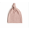 Mushie Organic cotton bow hat 0-3 months- Blush