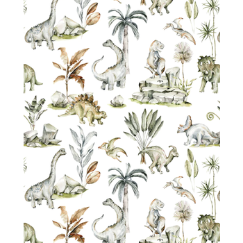 Veille Sur Toi Ma très p'tite couverte - Ethan and his dino friends