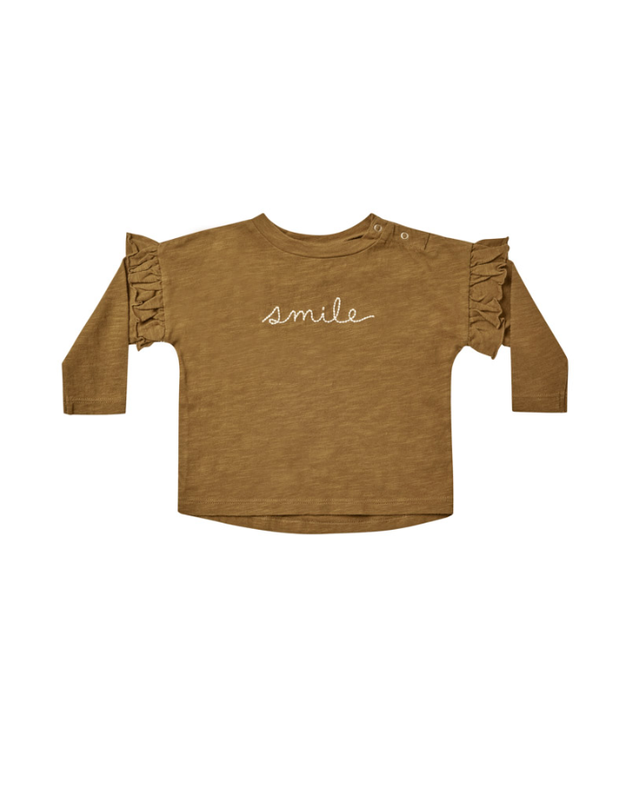 Rylee + Cru T-shirt longsleeves -Chestnut
