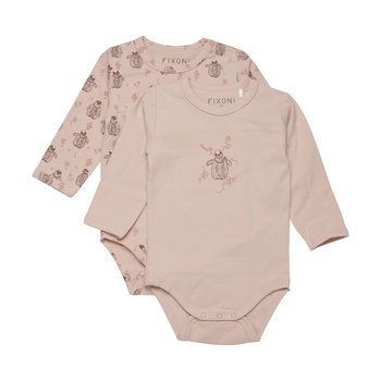 Fixoni Set Of Two palysuits with Penguin Print-Pink