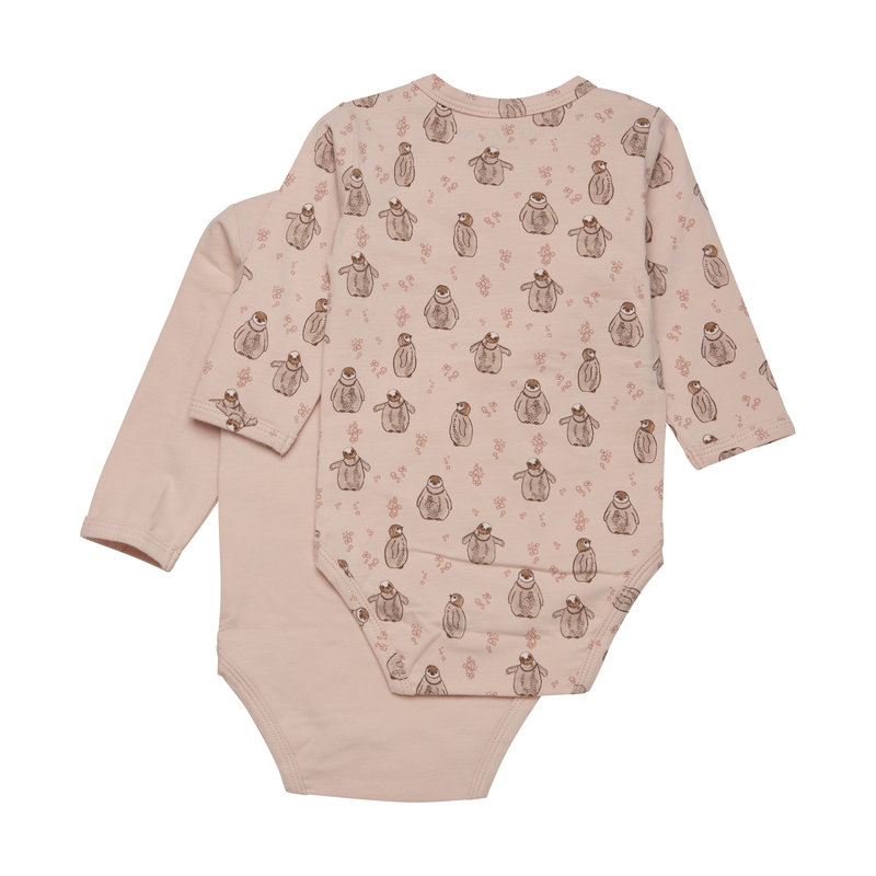 Fixoni Set Of Two palysuits with Penguin Print-Pink