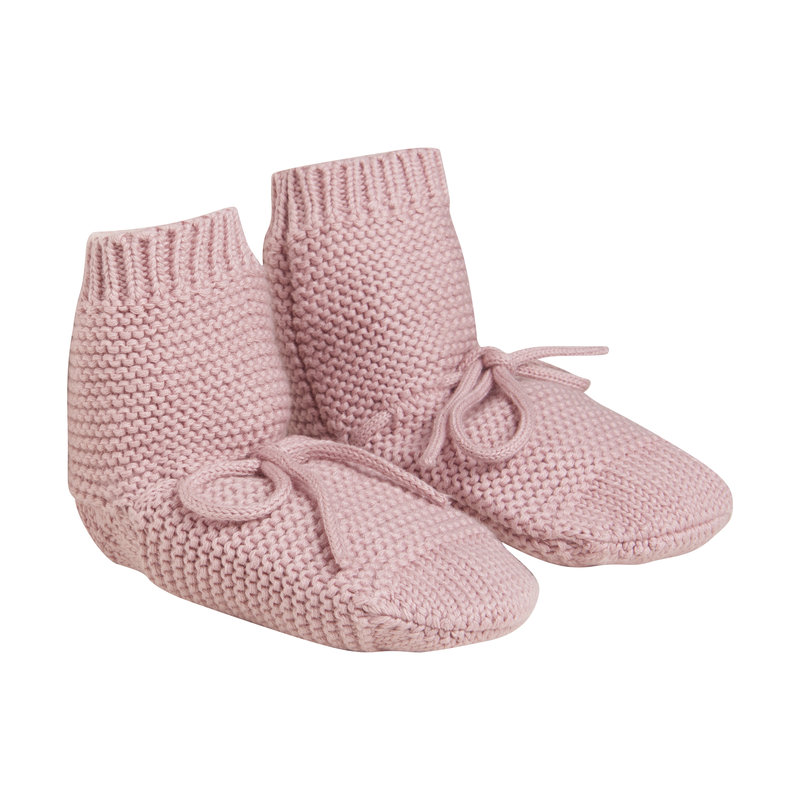 Fixoni Knit stockings-Dusty pink