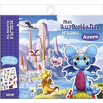 Auzou Pochette Autocolants Dragon Azuro