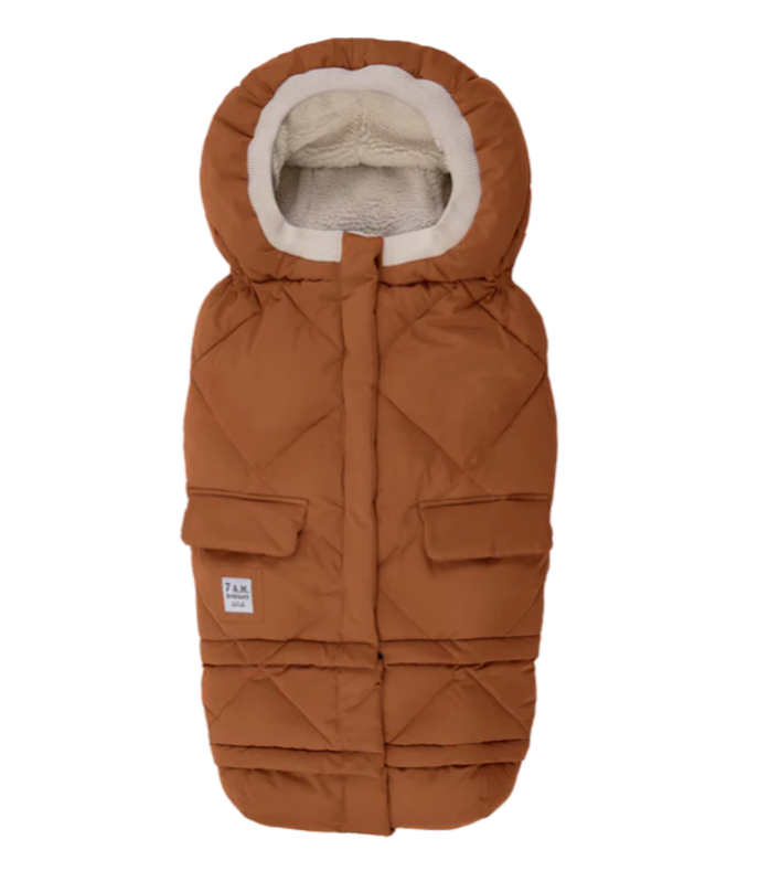 7AM Cocoon, baby footmuff for stroller and car seat - burnt orange