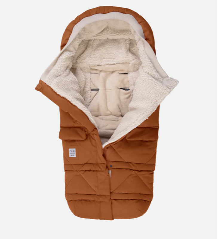 7AM Cocoon, baby footmuff for stroller and car seat - burnt orange