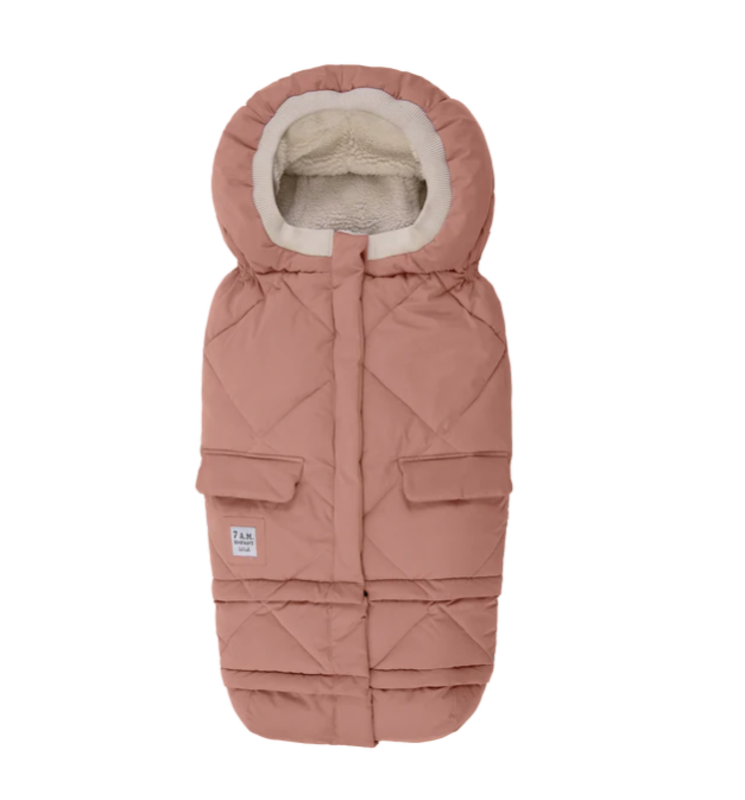 7AM baby footmuff for stroller and car seat - pink