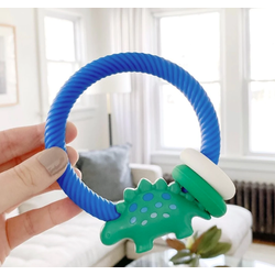 Itzy Ritzy Silicone rattles - Dino