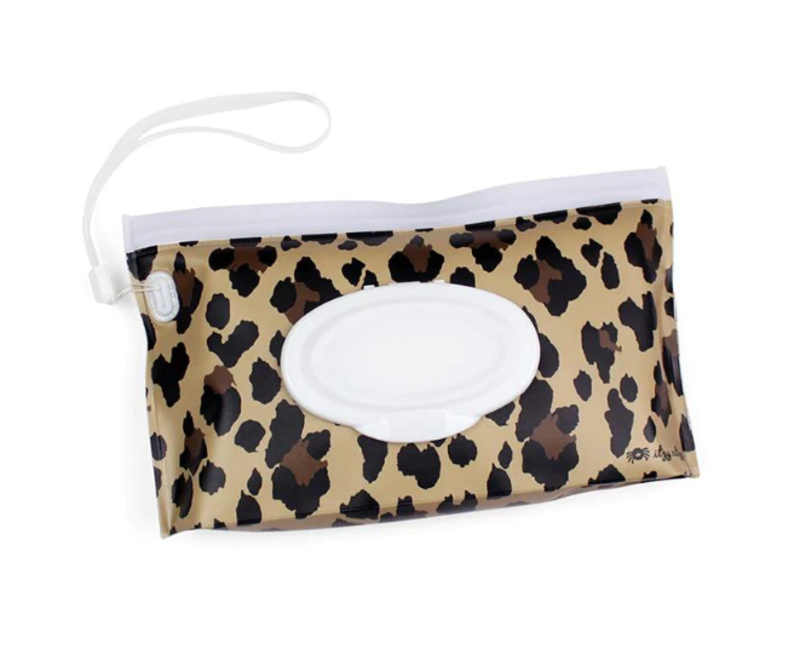 Itzy Ritzy Reusable wipes holder - Leopard