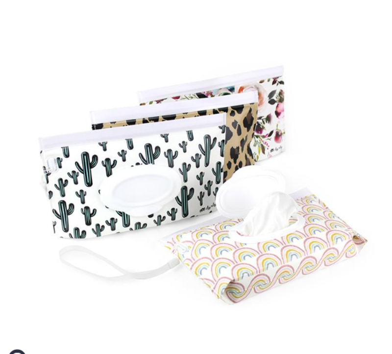 Itzy Ritzy Reusable wipes holder - Leopard