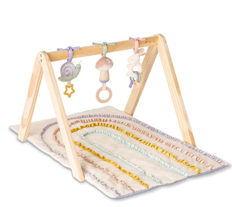 Itzy Ritzy Wooden gym - Pastel