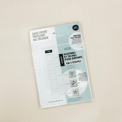 Les Belles Combines My Little Routine/Tasks Chart - 5 Steps