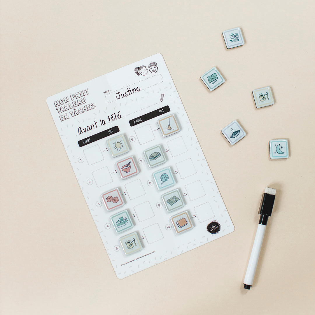 Les Belles Combines Mon Petit Tableau De Routine/Tâches - 10 Étapes